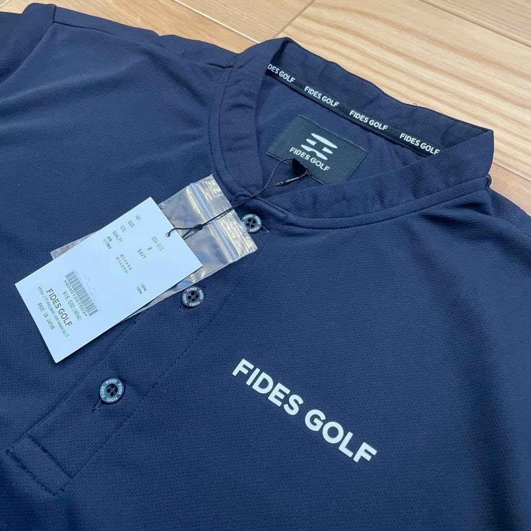 【新品未使用タグ付き】FIDES GOLF ネイビー ポロシャツ M 未使用タグ付き FIDES GOLF ネイビー ポロシャツ M TOPS | FIDES